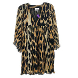 GANNI LEOPARD DRESSES BROWN S
