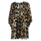 GANNI LEOPARD DRESSES BROWN S