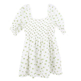 HILL HOUSE PRINT DRESSES WHITE L