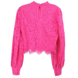 VICI LACE TOPS PINK M