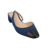 VERONICA BEARD CECILE SLINGBACK FLATS DENIM 7 US