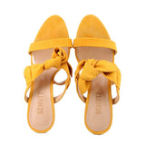 SCHUTZ SUEDE HEELS YELLOW 7.5 US