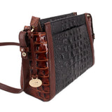 BRAHMIN HILLARY CROSSBODYS BROWN