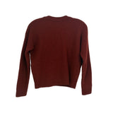 SEZANE RIBBED SWEATERS MAROON XS
