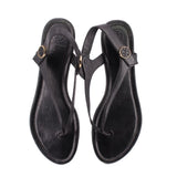 TORY BURCH THORA SANDALS BLACK 9.5 US