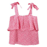 C/MEO COLLECTIVE FLORAL TOPS PINK XS