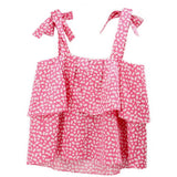 C/MEO COLLECTIVE FLORAL TOPS PINK XS