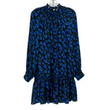KATE SPADE PRINT DRESSES BLUE/BLACK S