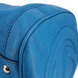 GUCCI SOHO BOSTON HANDLE BAG BLUE