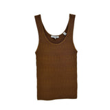 VERONICA BEARD SLEEVELESS TOPS GOLD S