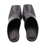 OAK + FORT MULE HEELS BLACK 8 US