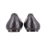 LINEA PAOLO LEATHER FLATS BLACK 7 US