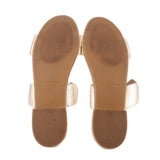 PATRICIA GREEN METALLIC SANDALS GOLD 8 US
