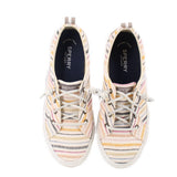 SPERRY STRIPED SNEAKERS WHITE 8.5 US