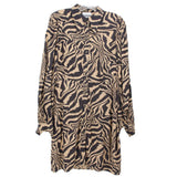 GANNI PRINT DRESSES BROWN S