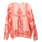 CALYPSO LONG SLEEVE TOPS CORAL M