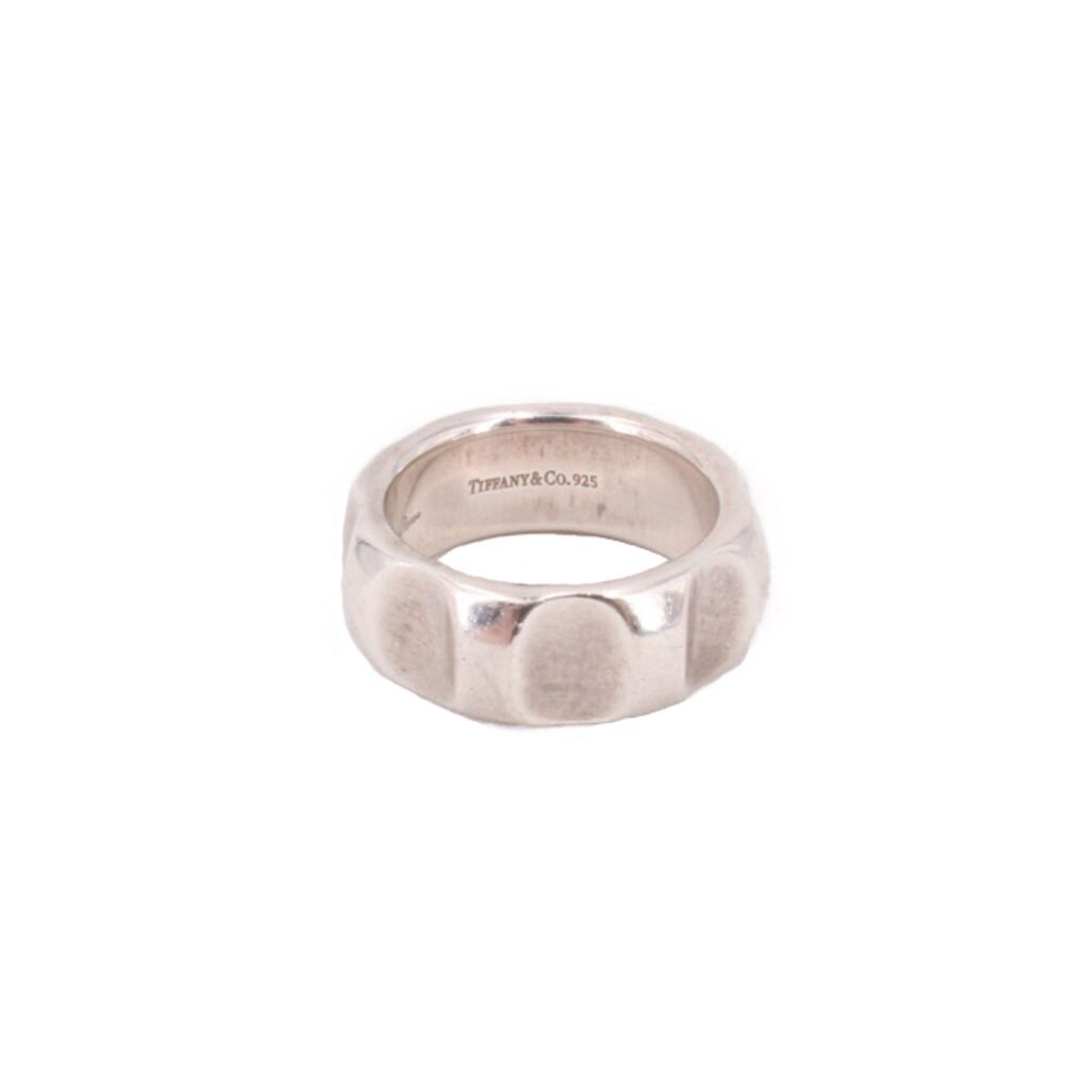 Inside stamp 925 on sterling silver True Love band ring, size 8