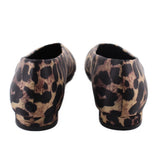 MARGAUX LEOPARD FLATS BLACK 8.5 US