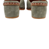 SOFT SUEDE SANDALS GREEN 7.5 US