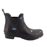 JOULES RUBBER BOOTIES BLACK 8 US