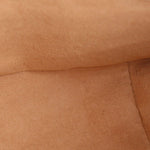 Warm interior lining close-up with seams and smooth fabric surface