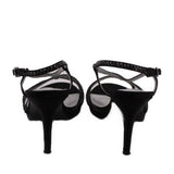 NINA STUDDED HEELS BLACK 8.5 US