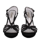 NINA STUDDED HEELS BLACK 8.5 US