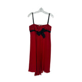 PRADA SLEEVELESS DRESSES RED S