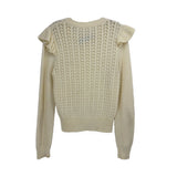 VERONICA B KNIT SWEATERS CREAM M