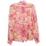 GIAMBATTISTA VALLI FLORAL TOPS PINK M