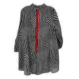 IC STRIPED TOPS BLACK L
