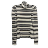 VERONICA BEARD STRIPED TOPS BLACK XS