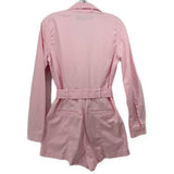 VERONICA BEARD LONG SLEEVE ROMPERS PINK XS