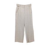 VERONICA BEARD ISLEY HERRINGBONE PLAID PANTS BEIGE S | 4