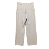 VERONICA BEARD ISLEY HERRINGBONE PLAID PANTS BEIGE S | 4
