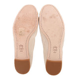 TORY BURCH MINNIE CAP TOE BALLET FLATS TAN 6.5 US