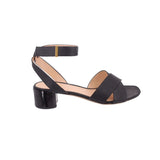 FRANCO SARTO HEELED SANDALS BLACK 10 US