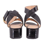 FRANCO SARTO HEELED SANDALS BLACK 10 US