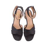 FRANCO SARTO HEELED SANDALS BLACK 10 US