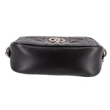GUCCI MINI MARMONT CAMERA CROSSBODYS BLACK