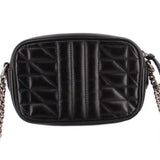 GUCCI MINI MARMONT CAMERA CROSSBODYS BLACK