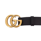GUCCI MARMONT LEATHER BELTS BLACK L | 38