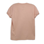 COACH graphic T-shirt, peach, plain back with crew neck