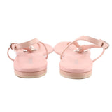 CHANEL QUILTED LEATHER SANDALS NUDE 40.5 EU | 10 US