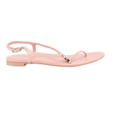 CHANEL QUILTED LEATHER SANDALS NUDE 40.5 EU | 10 US