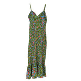FARM RIO PRINT DRESSES BLUE/GREEN XS