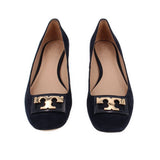 TORY BURCH GIGI SUEDE PUMP FLATS NAVY 8 US