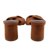 PAIGE HEELED SANDALS BROWN 8.5 US