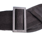 GUCCI INTERLOCKING G MESSENGER CROSSBODYS BLACK