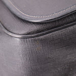 GUCCI messenger crossbody bag close-up of corner seam and curved edge
